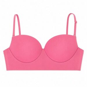 Victoria's Secret‎ Pink Longline Push Up Bra Bright Pink Medium